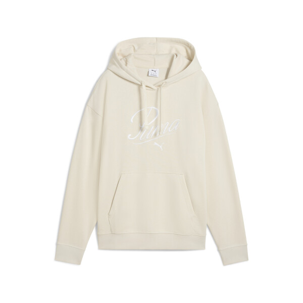 Canguro Puma ESS SCRIPT Comfort Hoodie de Mujer - 684983 87 Arena