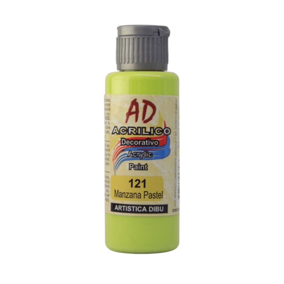 Acrílico Decorativo Ad 60 Ml Manzana Pastel 