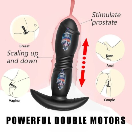 Estimulacion Anal Punto Prostatico Vibrador con Control Estimulacion Anal Punto Prostatico Vibrador con Control