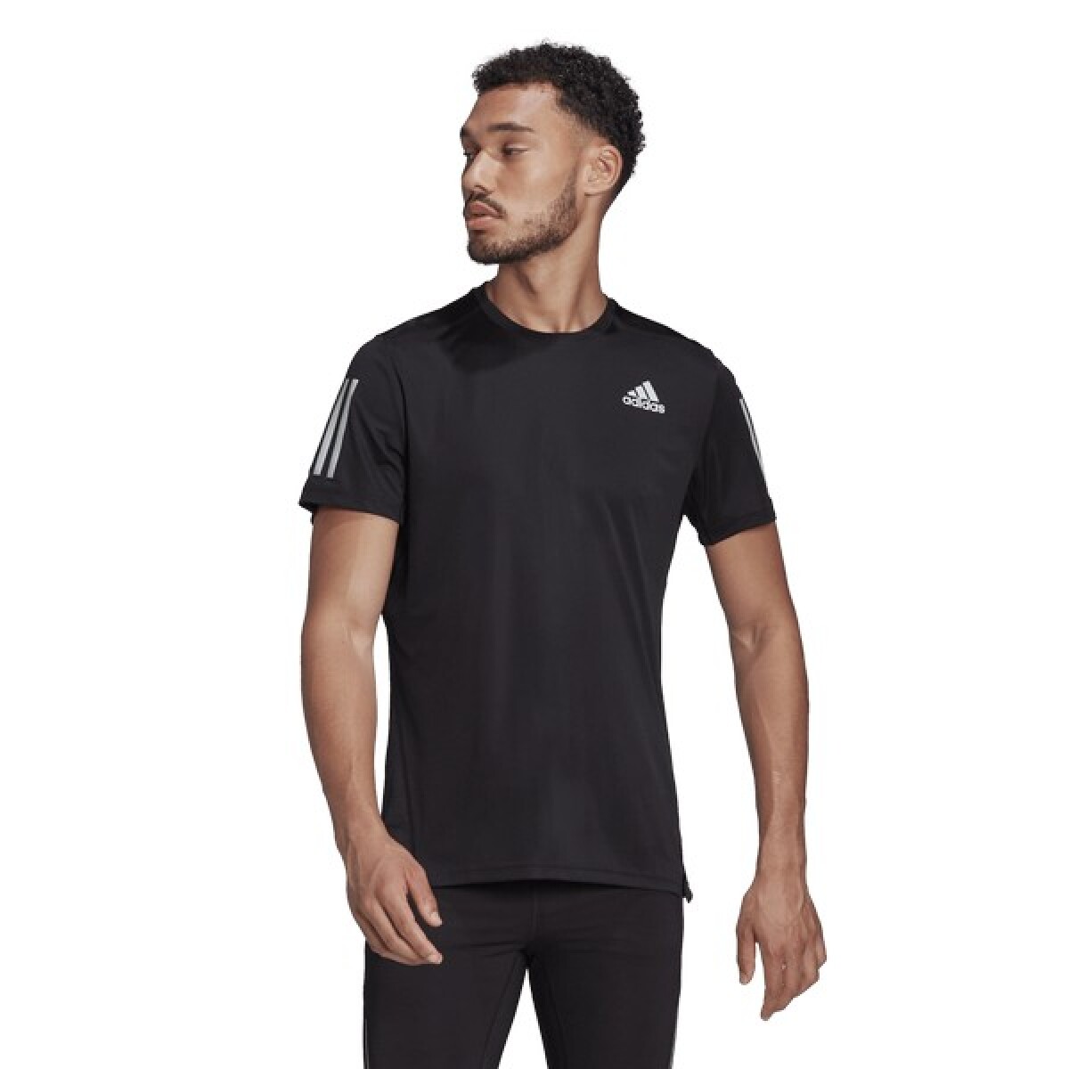 Remera Adidas RUN REFLECTIVE de Hombre - H58591 - Negro 