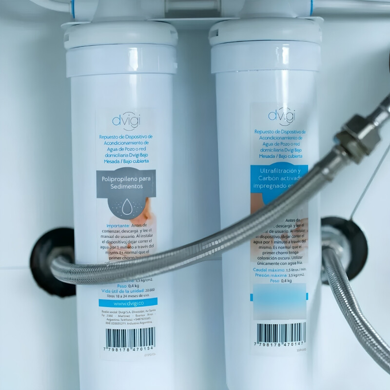 Repuesto Dvigi filtro de agua Carbón granular Repuesto Dvigi filtro de agua Carbón granular