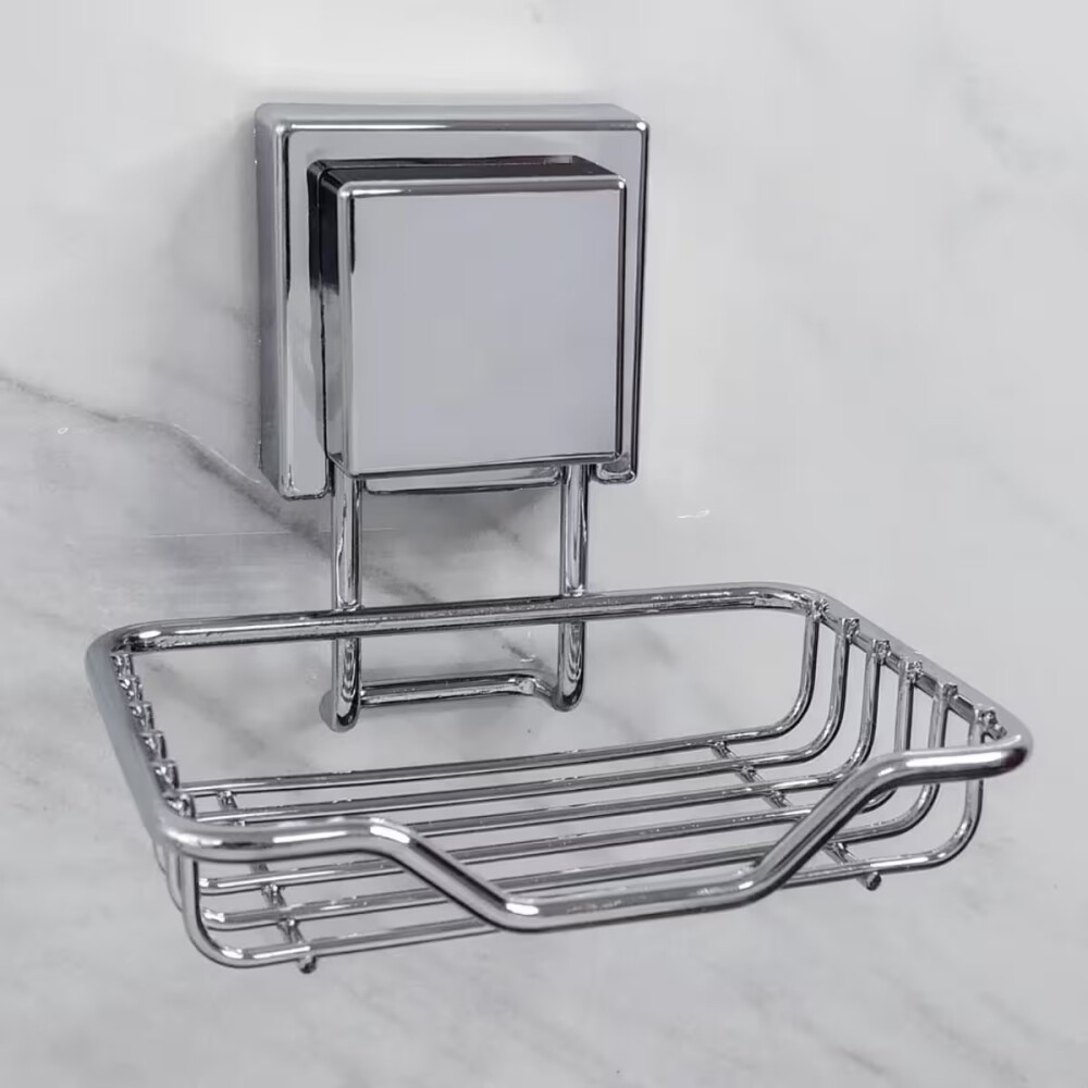 JABONERA REJA CON VENTOSA CUADRADO Jabonera Reja Con Ventosa Cuadrado