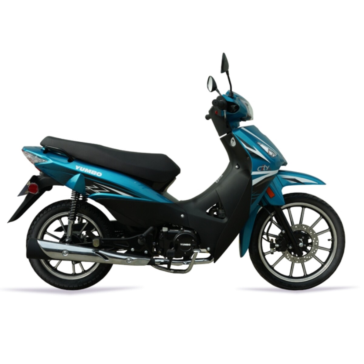 Moto Yumbo Cub City 125 Llanta De Aleacion - Celeste (ce) 