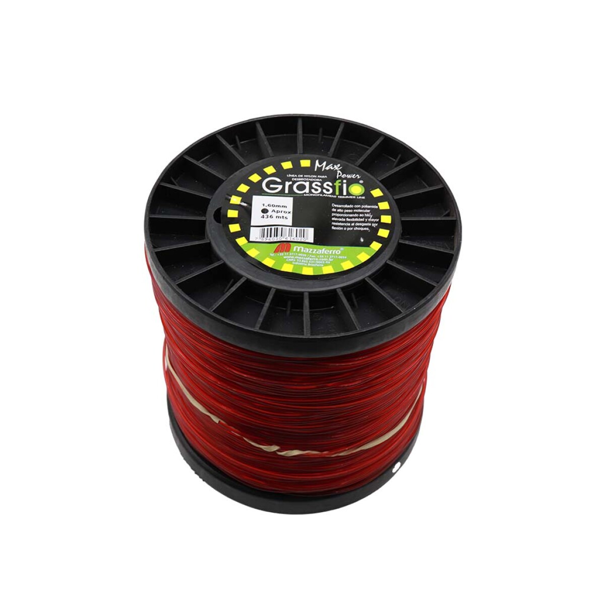 TANZA MAZZAFERRO PARA BORDEADORA REDONDA 1.6MM 436MTS 