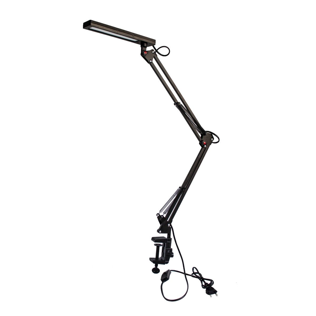 Lámpara de Escritorio Led con Brazo - NEGRO 
