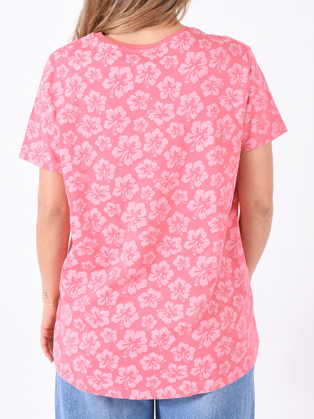 REMERA HAWAII ROSADO