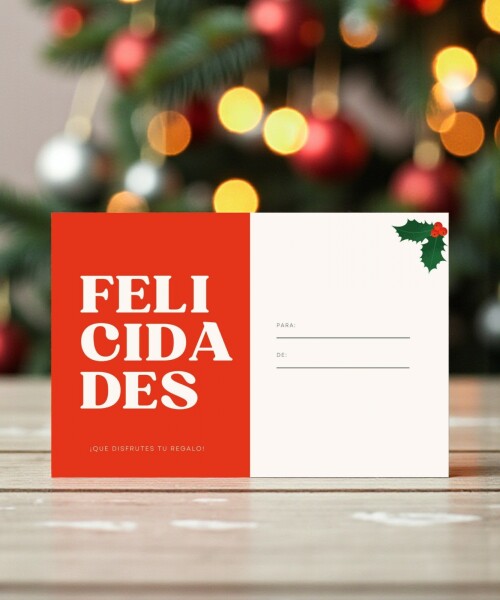 Tarjeta navidad 10x15 cm DISEÑO 24
