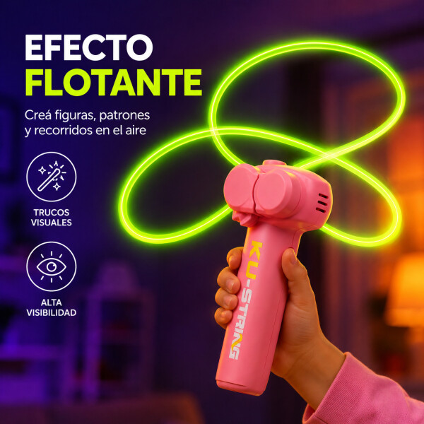 Lanzador de Cuerda Zipstring Recargable con Luz LED Rosa 1