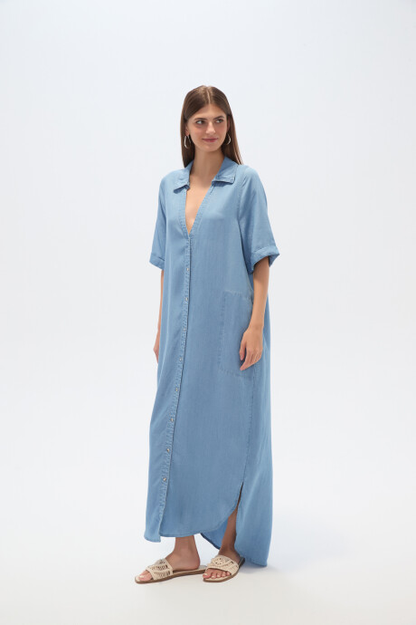 Vestido Danao Celeste