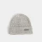 Gorro Clasico Gorro Tejido Con Tag - Gris Claro