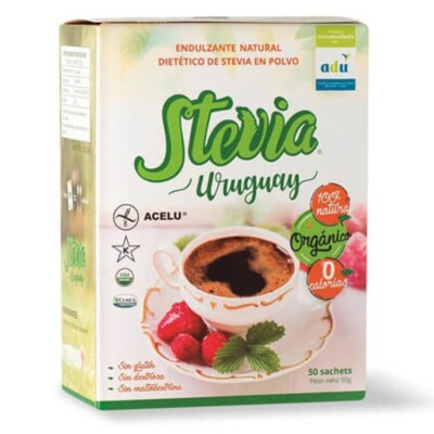 Stevia Uruguay 50 sobres Stevia Uruguay X50 Sobres