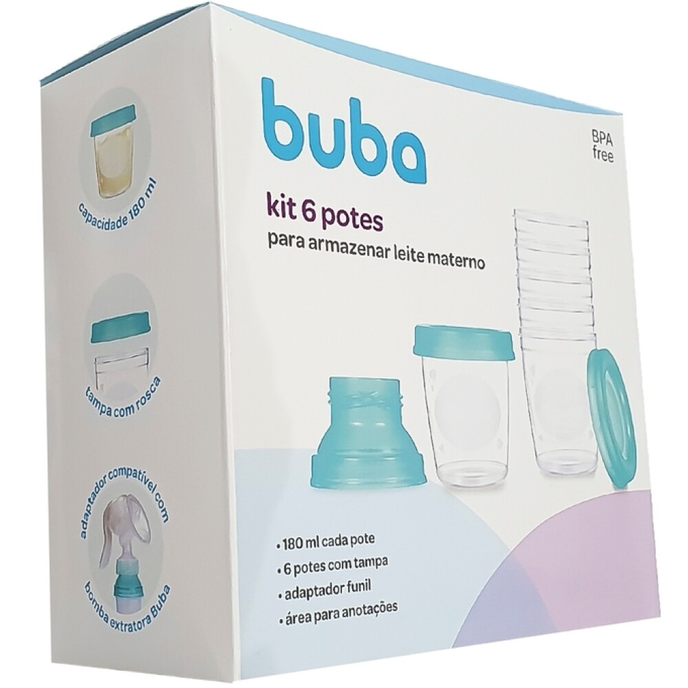Recipientes para almacenar leche BUBA Recipientes para almacenar leche BUBA