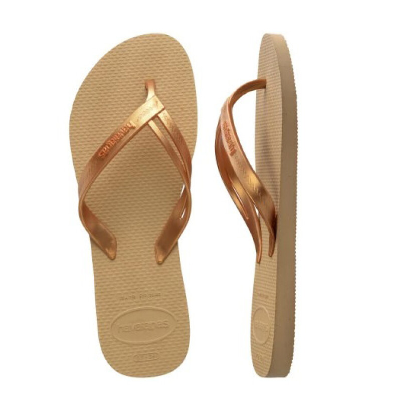 Ojotas de Mujer Havaianas Elegance Dorado