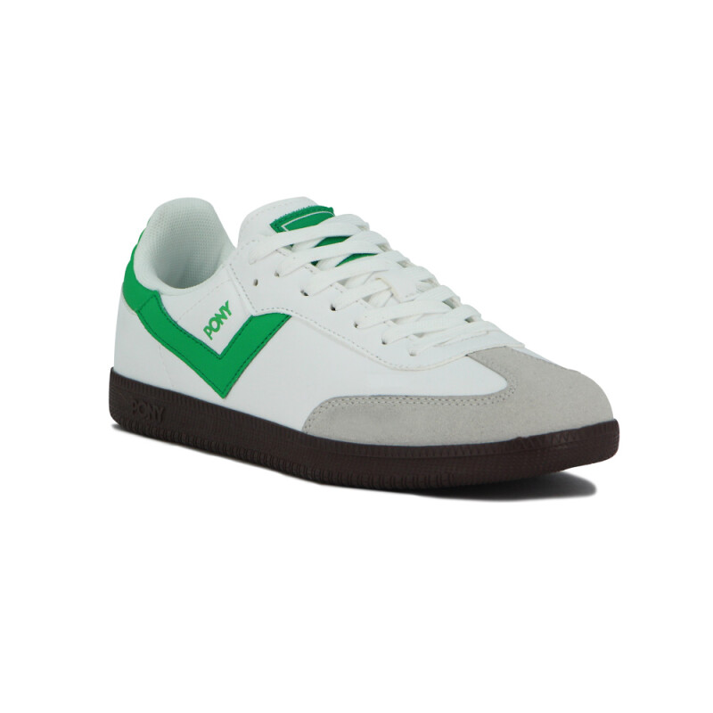 Championes Pony Moma Blanco-verde