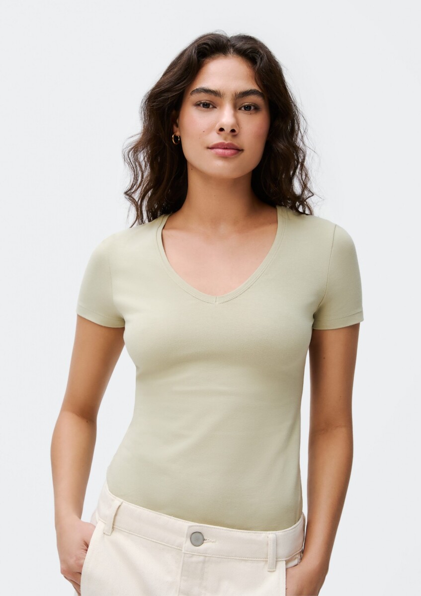 BLUSA MM FEM - OLIVA CLARO 