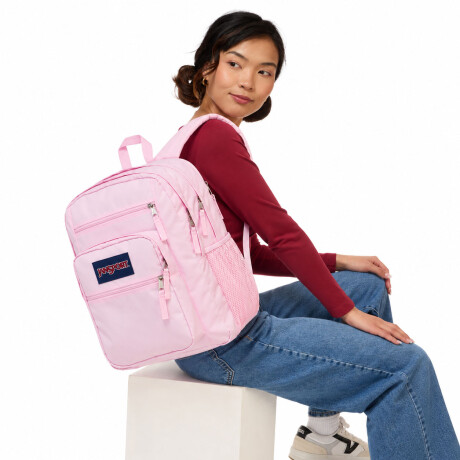 Mochila Escolar Laptop Jansport Big Student Original Urbana Pink Ice