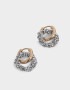 Aros Argollas Con strass Aros Argollas Con Strass - Dorado