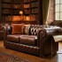 SOFA DE CUERO CHESTERFIELD 2C CARAMELO	ROBLES Sofa De Cuero Chesterfield 2c Caramelo	Robles