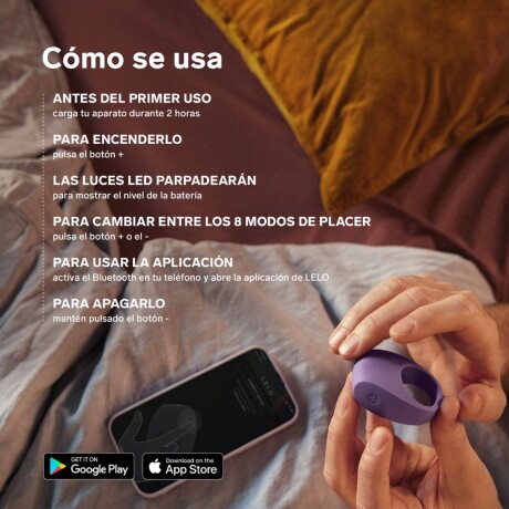 Anillo Vibrador Con App Para Parejas Lelo Tor 3 Anillo Vibrador Con App Para Parejas Lelo Tor 3