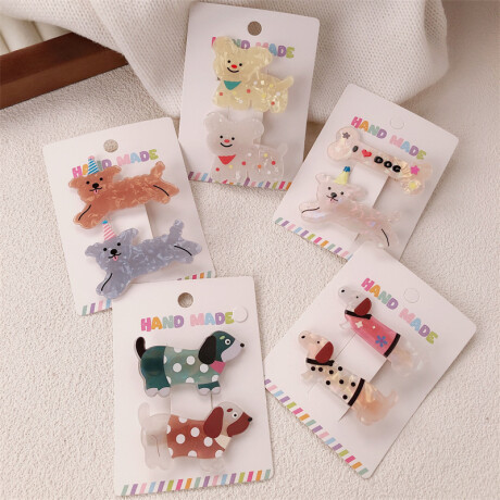 Set De Broches x2 Para Cabello Mascotas Set De Broches x2 Para Cabello Mascotas