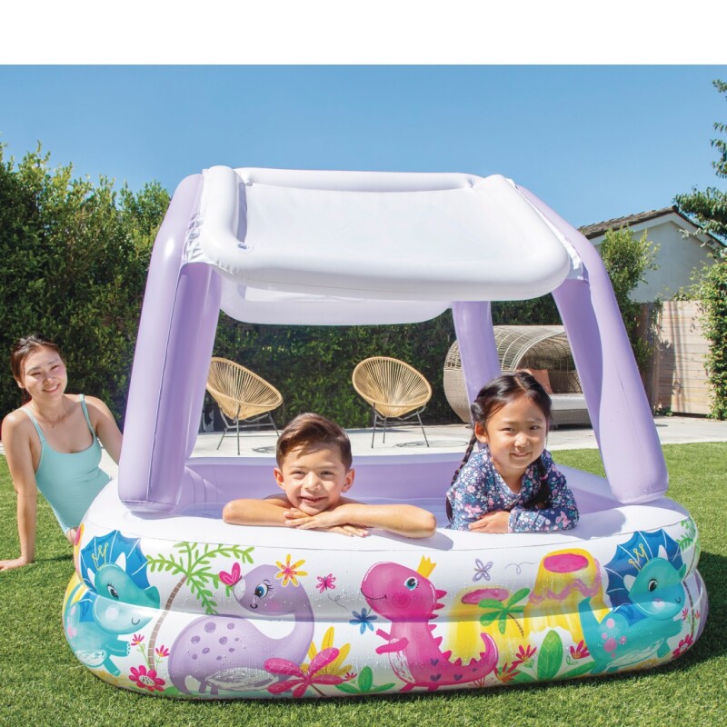 INTEX PISCINA INFLABLE DE NIÑO TECHO PARASOL DESMONTABLE 157X122X157 CMS 340 LTS Intex Piscina Inflable De Niño Techo Parasol Desmontable 157x122x157 Cms 340 Lts
