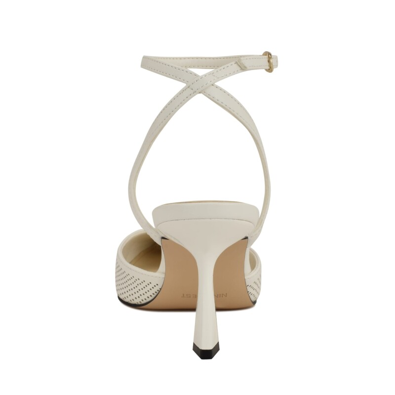 Zapato de Tacón Kelliey3 White 01 Suede