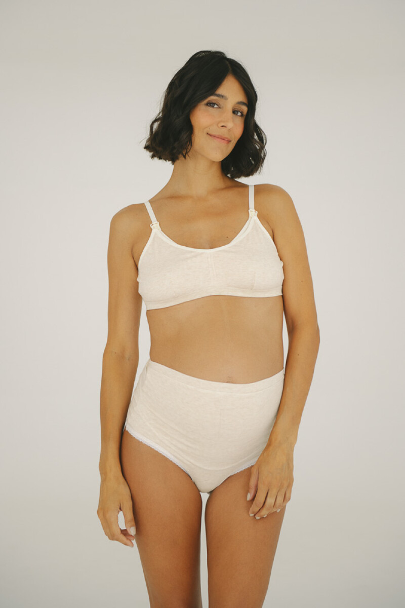 Bombacha Maternal Rita [MB3] Beige Melange