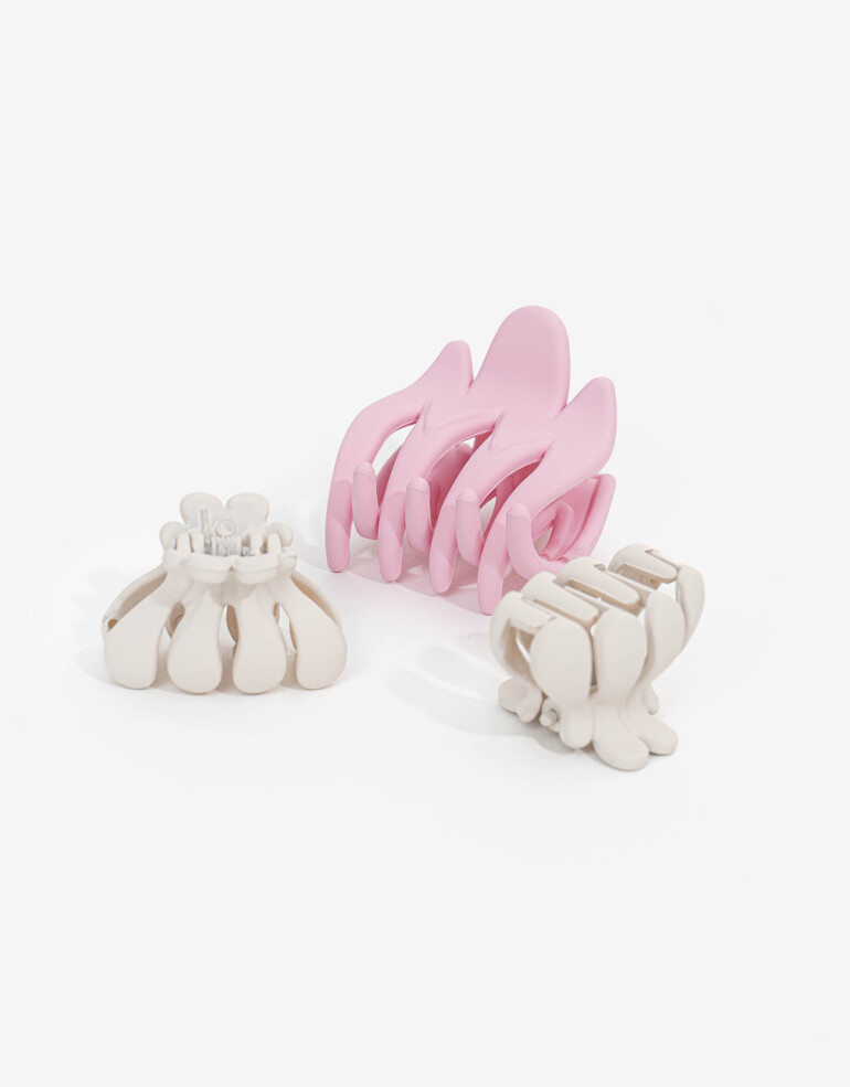 Broches Sets Acrilico Set De Mini Broches - Combinacion Bicolor