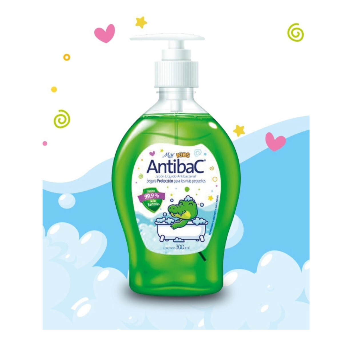 MAR ANTIBAC KIDS JABON LIQUIDO 300ml 