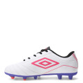 Championes de Fútbol 11 Infantiles Umbro Classico III HG Blanco - Rosado
