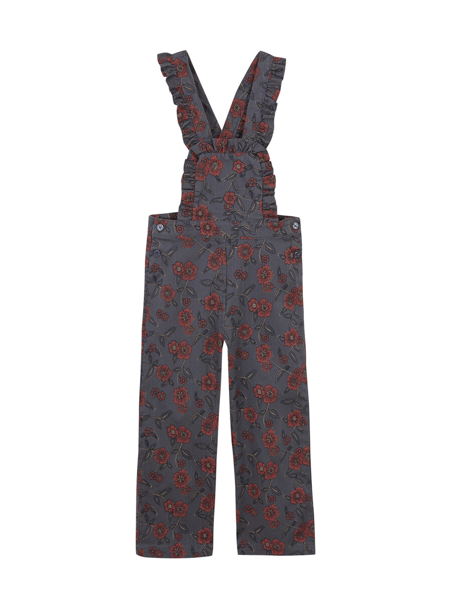 Pantalon Con Tirantes Petroleo