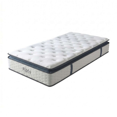 Colchon 1 Plaza en Caja con Resortes Pocket Flöde Grafeno