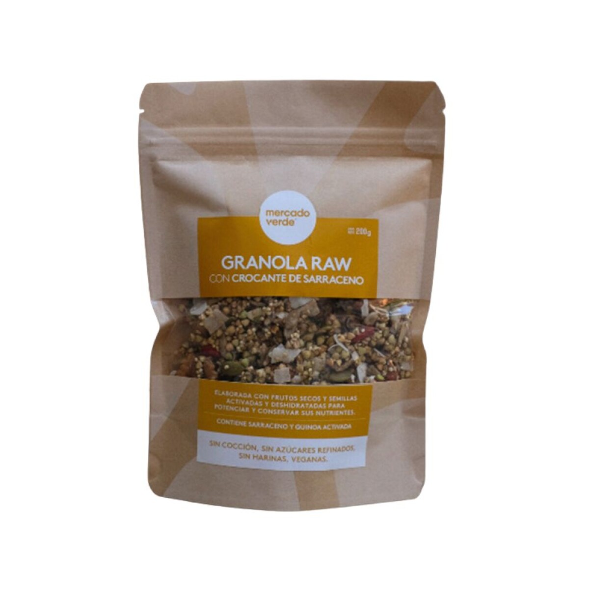 Granola Raw Con Crocante de Sarraceno Mercado Verde 200g 