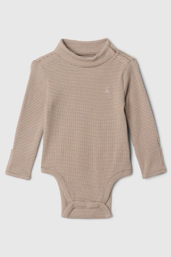 Body Polera Viento Bebé Brown Stripe
