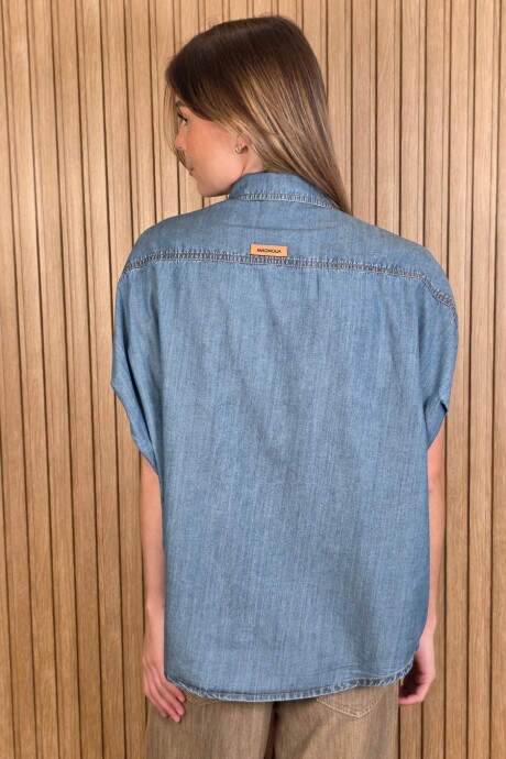 Camisa Rock Denim Azul