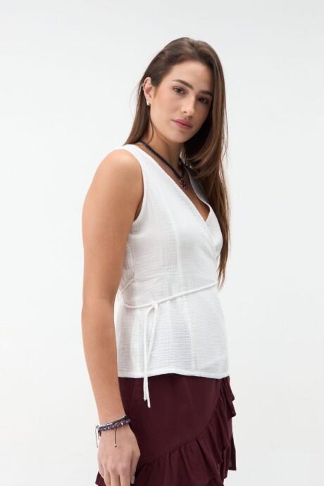 CHALECO HELENA Blanco