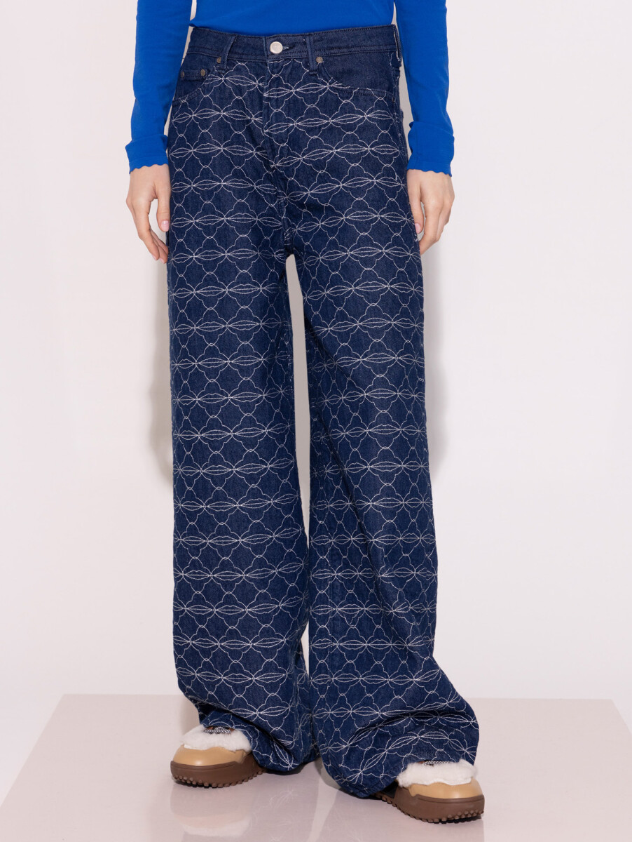 JEANS WIDE WINTER KISS 