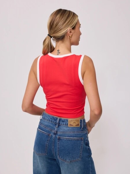 MUSCULOSA RUSTY BELIN ROJO