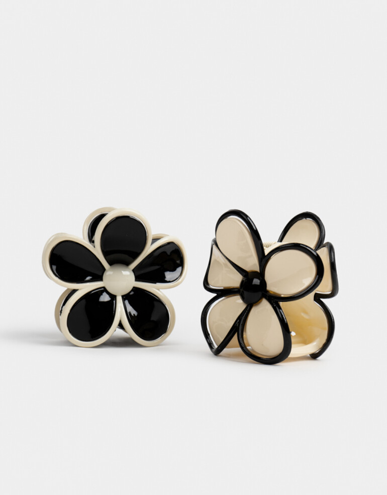 Broches Sets Flores Broche - Combinacion Bicolor