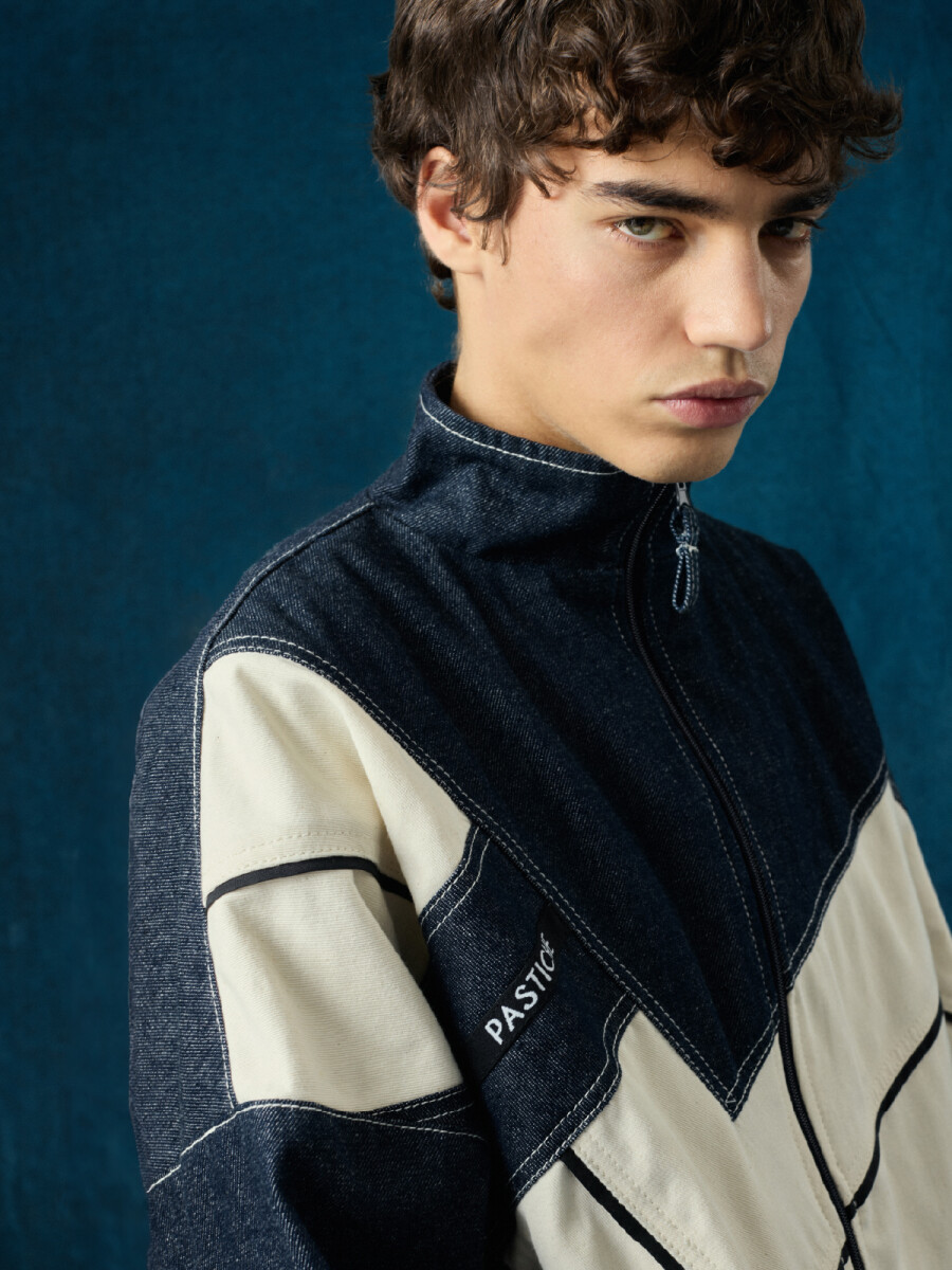 Campera Olímpica Denim Raw - Blue 