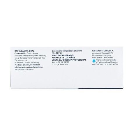 Ambix 5/20 X30 Cápsulas Hipertensión Arterial Ambix 5/20 X30 Cápsulas Hipertensión Arterial