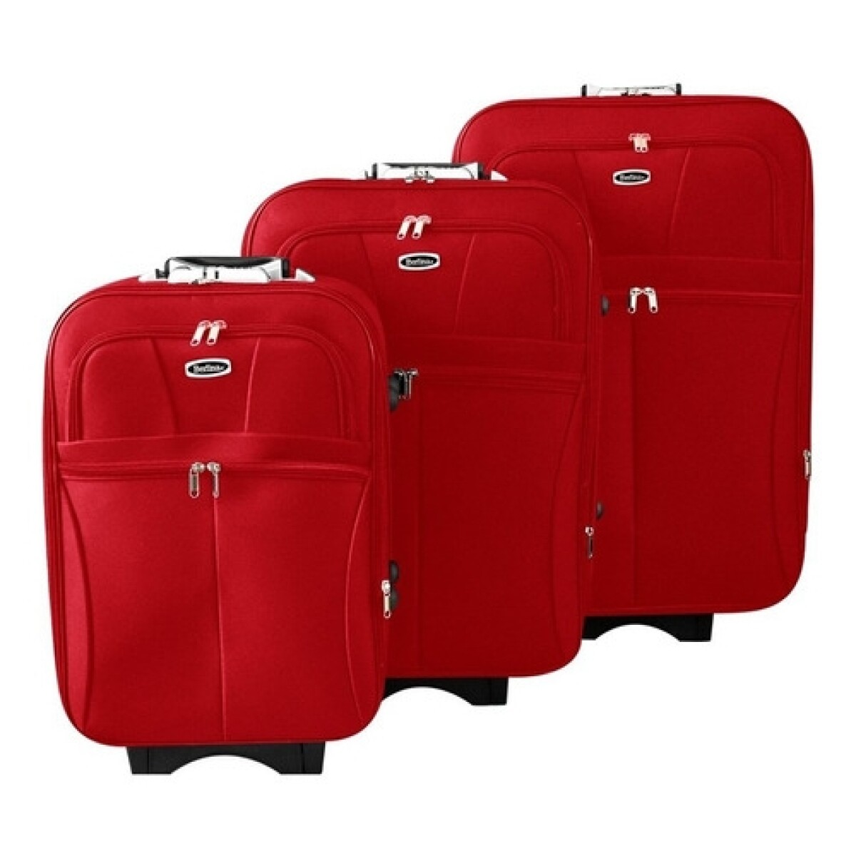 Valija Berlina Semi Rígida Con Ruedas 20p Oferta - Rojo 
