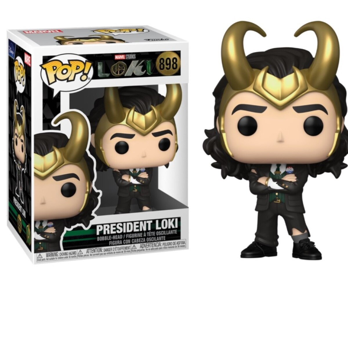 Figura Funko Pop Marvel Loki – President Loki Ub 
