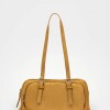 Cartera al hombro Lagoon en efecto gamuza Sand