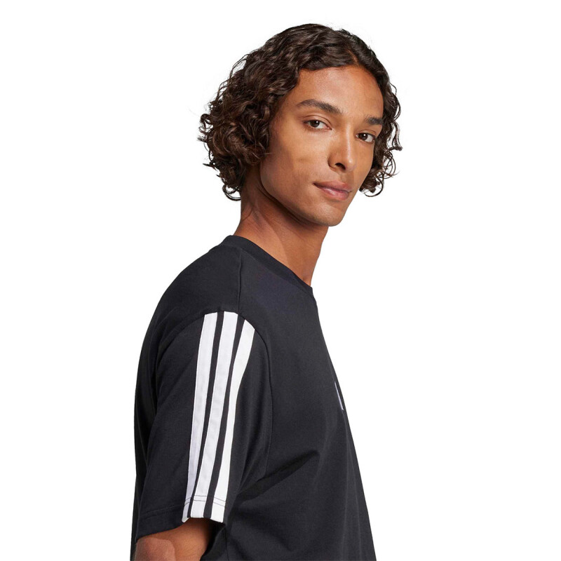 Adidas Remera M 3s Sj T B Negro-blanco