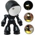Lampara Portatil Inalambrica Led Escritorio Heroe Veladora Color Variante Negro
