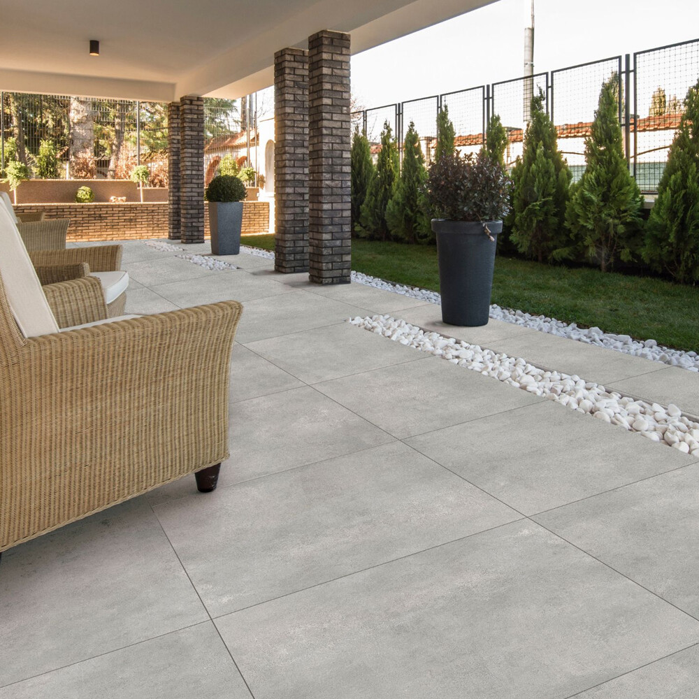 PORCELANATO CONCRET GRAY RECTIFICADO "A" 30X58 CM Porcelanato Concret Gray Rectificado "a" 30x58 Cm