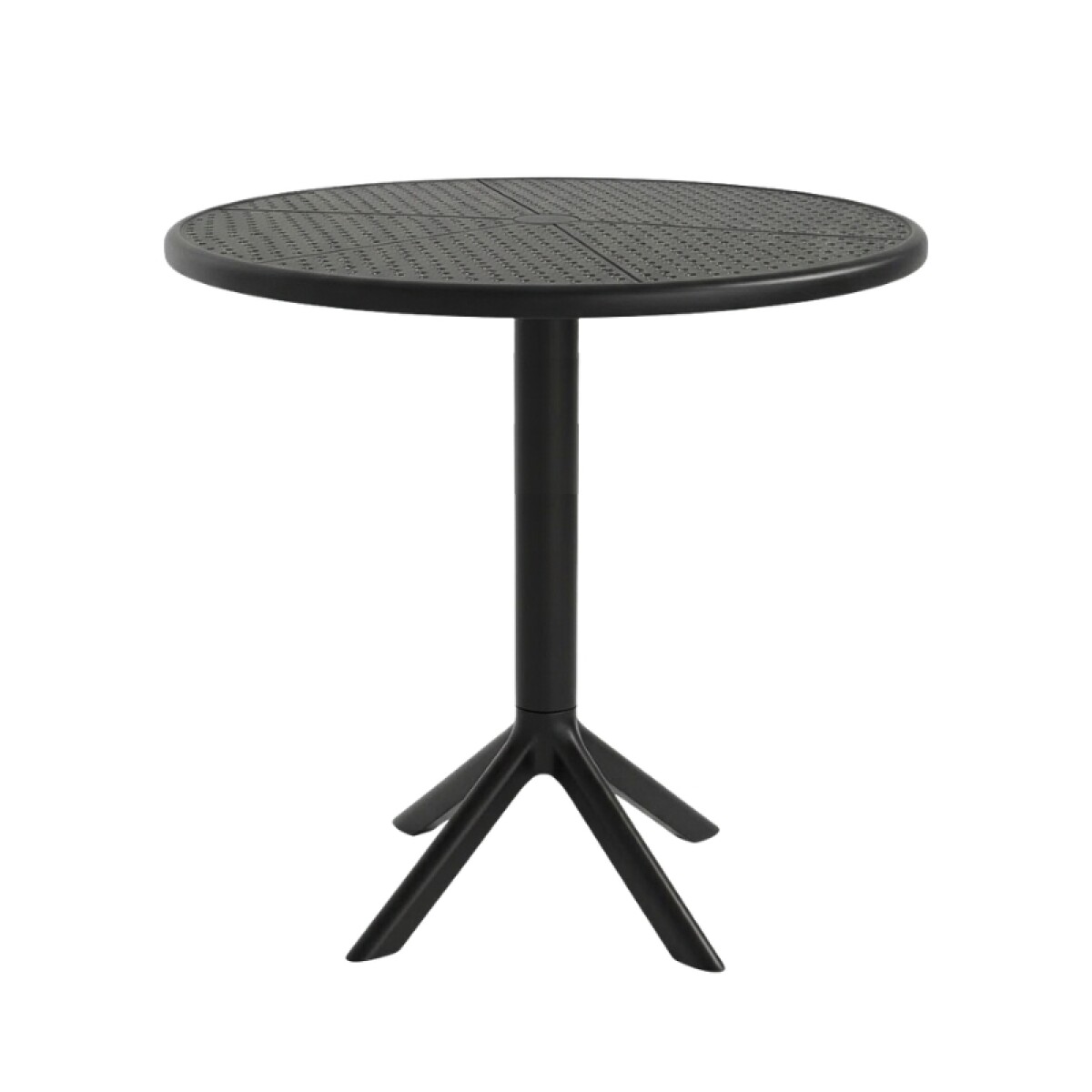 Mesa Redonda De Exterior 80CM Negro 