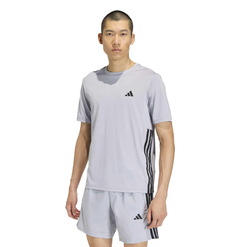 Remera Adidas WE BASE 3S T Hombre KC5286 Gris-negro