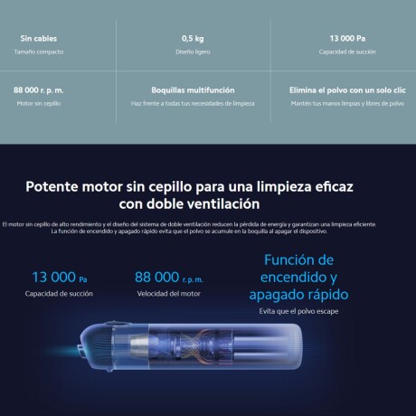 Aspiradora Robot Xiaomi MI Vacuum Cleaner Mini V01